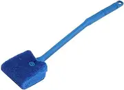 VICASKY Double Sided Sponge Cleaning Brush for Aquariums Algae Scrubber Blue for Freshwater Saltwater Tanks Non Slip Handle for Hard to Reach