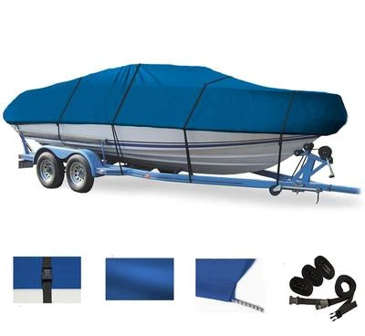 BLUE BOAT COVER FOR SCOUT 172 DORADO 1993