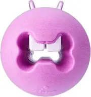 Rogz Fred Erratically Bouncing Treat Dispenser Ball Dog Toy Pink Medium