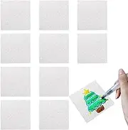 Foam Texture Painting Tool, Interactive Craft Paper, Art Paint Sheets 10cm*10cm/3.94inch*3.94inch Easy to Cut and Shape for Coloring, Stamping, and Greeting Card Making