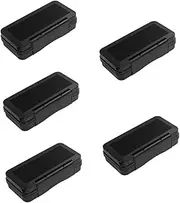 minkissy 5pcs Humidor Holder Case Decorative Cigarette Organizer Portable Cigarette Case Storage Holder Cigarette Case for Men Decorative Cigarette Case Black Plastic