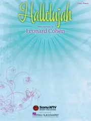 Hallelujah Song by Leonard Cohen for Easy Piano Sheet Music Lyrics Vocal Melody