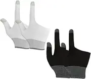 2 Pairs Game Gloves Finger Sleeves for Gaming Touch Finger Gaming Gloves Finger Gloves for Game Touch Finger Gloves for Gaming Touch Gaming Gloves Nylon Thumb Sleeve Breathable