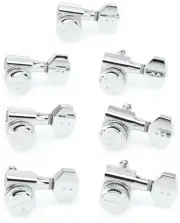 Graph Tech PRL-9721-C7 Ratio Electric 7-In-Line Locking Tuned Machine Heads -