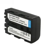 2x Battery for Sony NP-FM500H DSLR-A100K/B DSLR-A100W DSLR-A100W/B