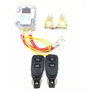 12V Car Battery Disconnect Cut Off Switch Isolator Master W/Dual Wireless Remote (for: Fiat)