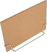 Wooden Bulletin Board Office Memo Photo Display Board Cork Push Pins Clips Elegant Decorative Memo for Photos Notes
