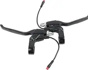ZNFMOS 1 Pair Universal Electric Scooter Accessories Brake Lever Cut Off Power Grip Handle Handlebar Most Bicycle E-Bike Hand Brake Lever Electric Scooter(1 Pair Short)