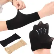 Summer Cooling Cycling Sport Arm Sleeves Sun Protection Silk Ice Cover; E4Z3