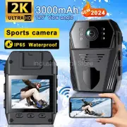 2K HD WIFI Sport Action Camera Waterproof Mini Cam Video Playback with Screen