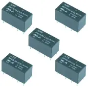 5 x 5V Subminiature PCB Relay DPDT 2A Sub Mini