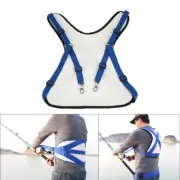 Sea Stand Up Shoulder Harness Boat Fishing Fighting Belt Rod Holder Harness Vest