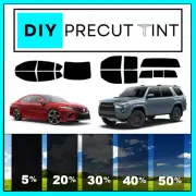 DIY PreCut Window Tint Kit Fits Toyota Venza 2008-2024 ANY Windows ANY Shades (for: Toyota)