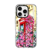 iPhone 16 Pro Clear Case MagSafe Compatible London in Bloom