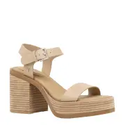 BLOOMED BARE PLATFORM HEELS