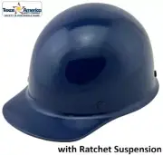 MSA Skullgard Cap Style with Ratchet Suspension - Custom Dark Blue