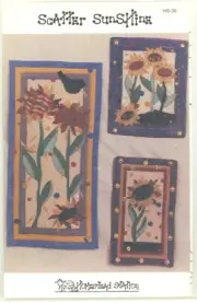 Homestead Station Scatter Sunshine Blackbird Crow Sunflowers Applique Pattern