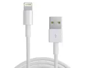 1m Charger Lightning Cable for Apple iPhone and iPad Mfi Certified - White