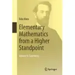 ELEMENTARY MATHEMATICS FROM A HIGHER STANDPOINT: VOLUME II: GEOMETRY