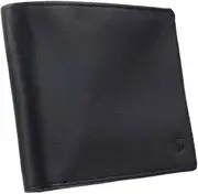 [Silent Pocket] SLNT Napa Leather RFID & NFC Signal Blocking Bi-Fold Wallet - Secure Your Information, Prevent Hacking & Identity Theft - 6 Card Slots & Large Money Pocket - Slim Profile, Great for Travel (Jet Black)