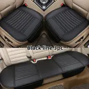 for Mercedes Benz AMG W204 W205 W211 W203 W212 S G E GLE GLS CLA GLC Car Seat Cover Four Seasons GM Breathable Three-Dimensional black 3 piece