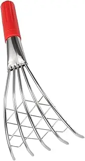 ifundom Handheld Clamming Rake with Ergonomic Handle Durable Shell Rake Tool for Clam Digging Beach Sifting and Compact and Portable Beach Accessory for Efficient