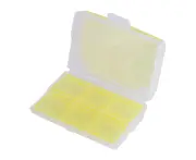 Portable 2-Layer Pill/Tablet/Medicine/Jewel Home Travel Storage Box Container Organizer Yellow