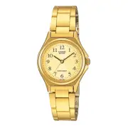 Casio LTP-1130N-9B Women's Classic Analog Gold-Tone Stainless Steel Band Watch