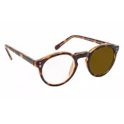 3X / +12 Diopter Magnifying Reading Glasses: Right Eye Magnified - Tortoise