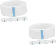 Healeved 2sets Eyelash Extension Supplies Lash Tape for Strip Lashes Makeup Tape 4.3m Roll 5rolls*2