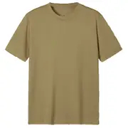 Adult 100% Cotton T-Shirt Unisex Men's Basic Plain Blank Crew Tee Tops Shirts - Copper