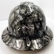 FULL BRIM Hard Hat custom hydro dipped DEADLY DOLLARS CRYPTO CURRENCY NEW