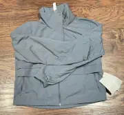 NEW Women Lululemon Always Effortless Classic-Fit Jacket Belgian Blue Size 8