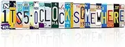 Its 5 O'clock Somewhere Sign Bar Signs For Home Bar Decor Funny Outdoor Bar Metal Tin Signs Vintage Street Signs For Home Bar Garage Man Cave Wall Decor 4x16inch