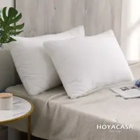 在飛比找PChome24h購物優惠-HOYACASA 羽絲絨纖維枕(一入)