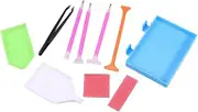 SEWOART 18PCS Beads Painting Tools Set for Diamond Art DIY Includes Diamond Pens Tweezers Trays Glue and Clay for Embroidery Craft and Creative Projects