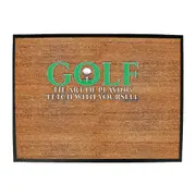 Oob Golf The Art Of Playing Fetch - Funny Novelty Doormat Man Cave Floor mat