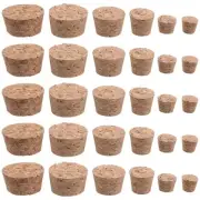 30 Pcs Cork Beer Bottle Stopper Stoppers for Jars Craft Corks Glass Vial Plugs