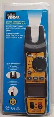 IDEAL Industries 200-Amp Split Jaw Clamp Meter 61-405 Free Shipping