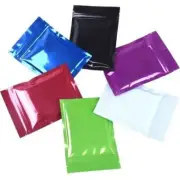 Mylar Bags Smell Proof Pouch Zip lock Heat Sealable Bags Storage Reusable Multi