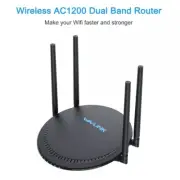 WAVLINK AC1200 Black Gigabit Dual Band Smart Wireless Internet WiFi Router CA307