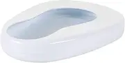 PartyKindom The Urinary Pot Bedside Adults Women Wide Elderly Bedpans Urinal Male Urination Bedridden Urine Container Men White Enamel