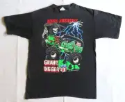 SALE 90s Grave Digger Monster Truck basic black Hot Rod T shirt Unisex