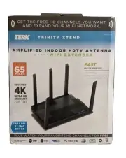 TERK Trinity Xtend Amplified Indoor HDTV Antenna with WiFi Extender