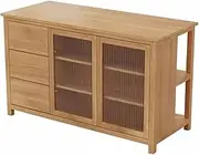 Kitchen Island Freestanding Household Minimalist Sideboard Storage Cabinet Kitchen Island Counter Mobile Kitchen Storage Islands