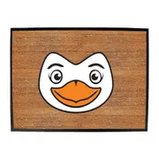 Penguin Ani Mates - Funny Novelty Doormat Man Cave Floor mat