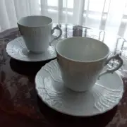 Richard Ginori Vecchio White Cup Saucer from JAPAN