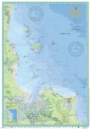 Boating, Fishing, Qld Marine Safety Chart - KEPPEL BAY + BONUS