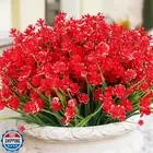 JEMONG Artificial Flowers Outdoor UV Resistant Fake Plants Indoor Outside Han