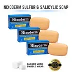3 x 100g NIXODERM Sulfur & Salicylic Acid Soap for Acne & Common Skin Problem
